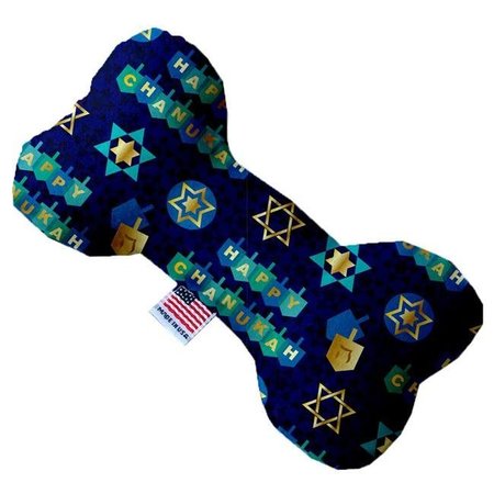 MIRAGE PET Mirage Pet 1293-SFTYBN6 Chanukah Bliss 6 in. Stuffing Free Bone Dog Toy 1293-SFTYBN6